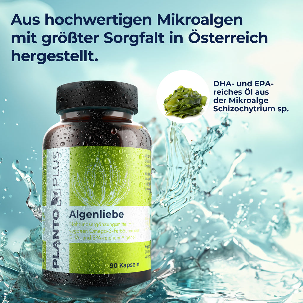 Inhaltsstoffe von Plantoplus Algenliebe – natürliche Wassernährstoffe für Pflanzen