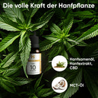Hanfpflanzen für Hempamed Gold CBD Öl 10%, natürliche Inhaltsstoffe im Detail.