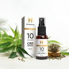 Hanfpflanzen für Hempamed Gold CBD Mundspray, natürliche Basis des Produkts.